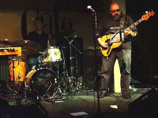 Guitar and drums, Jazz Café, London, 2005