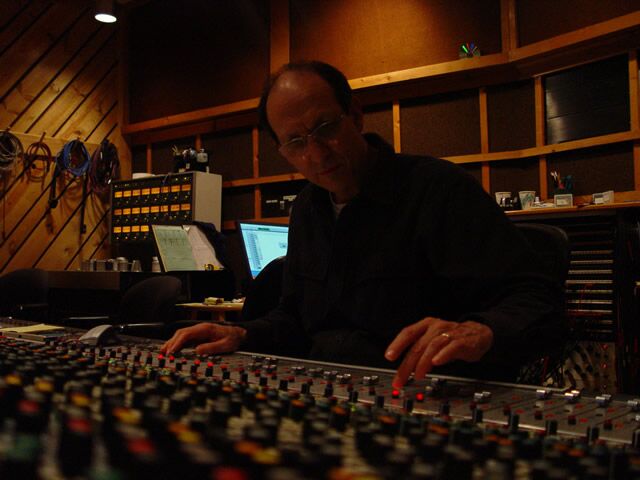 at the console, Avatar Studios, New York, 2005