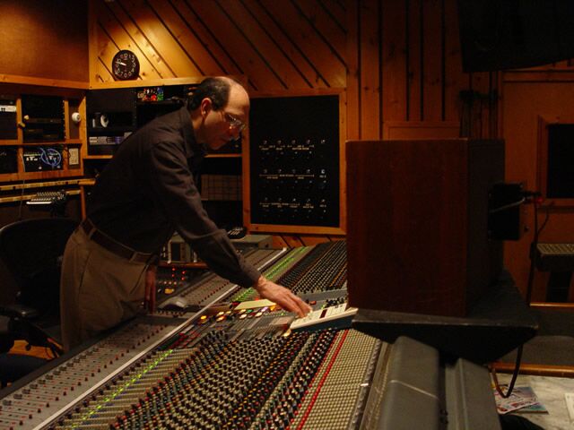 At the desk, Avatar Studios, New York, 2005