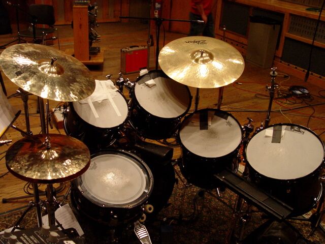 's drum set, Avatar Studios, New York, 2005