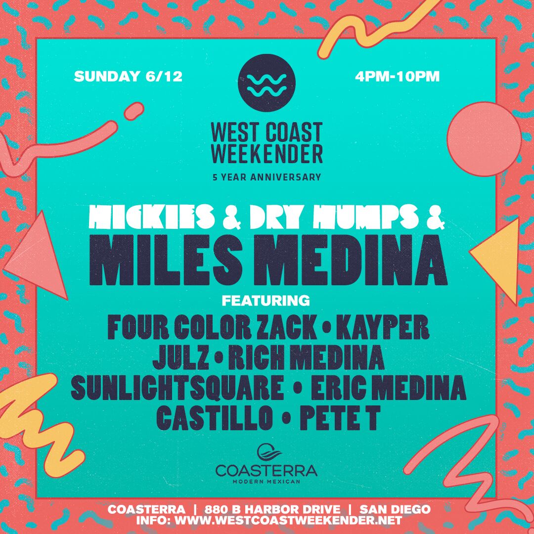 West Coast Weekender Sunday at Coasterra, San Diego, 2022
