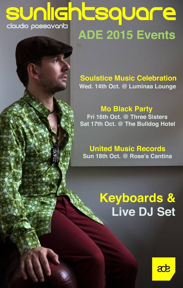 Amsterdam Dance Event 2015: keyboards and live DJ set