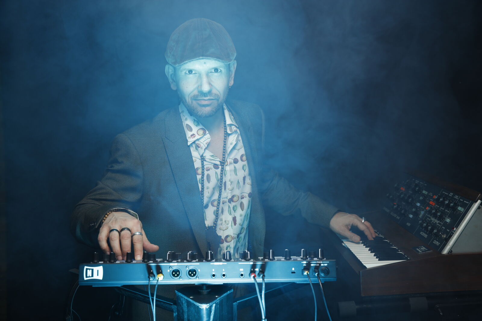 Lit in cyan, 2019