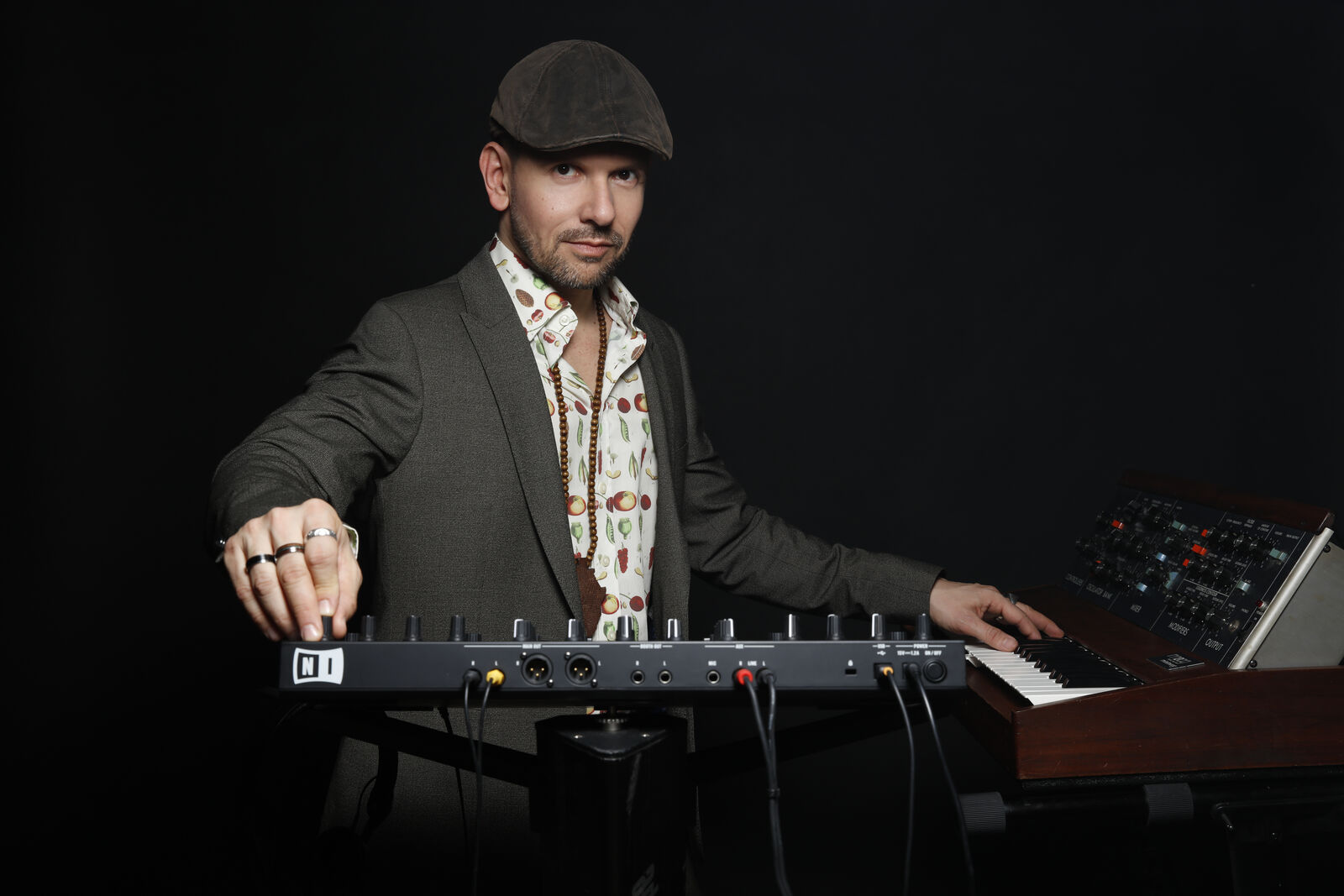 At the keys in a grey suit, 2019