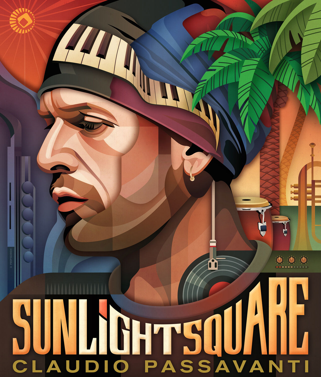 The illustrated Sunlightsquare portrait (2013 artwork)