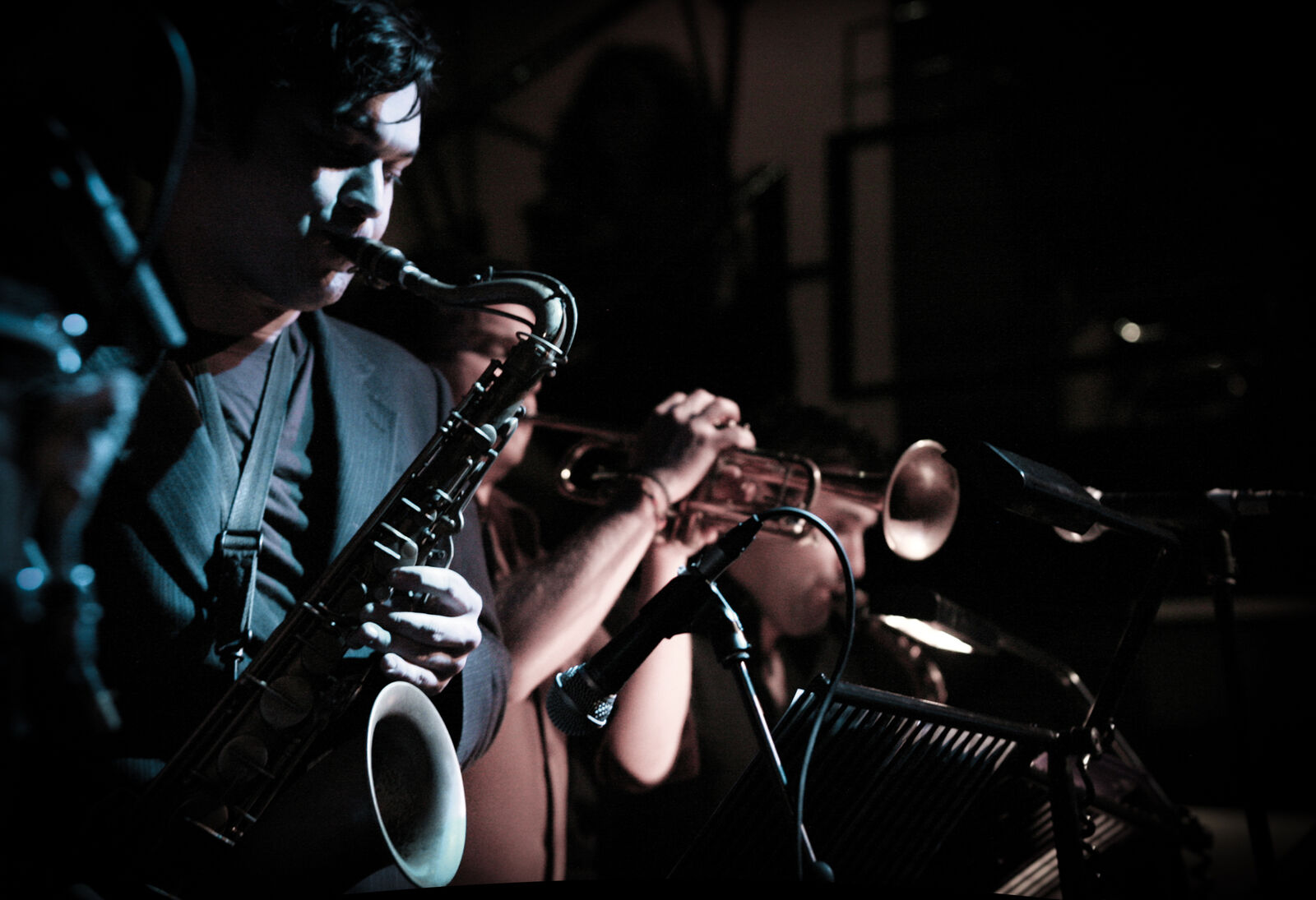 The Sunlightsquare horn section at the Jazz Café
