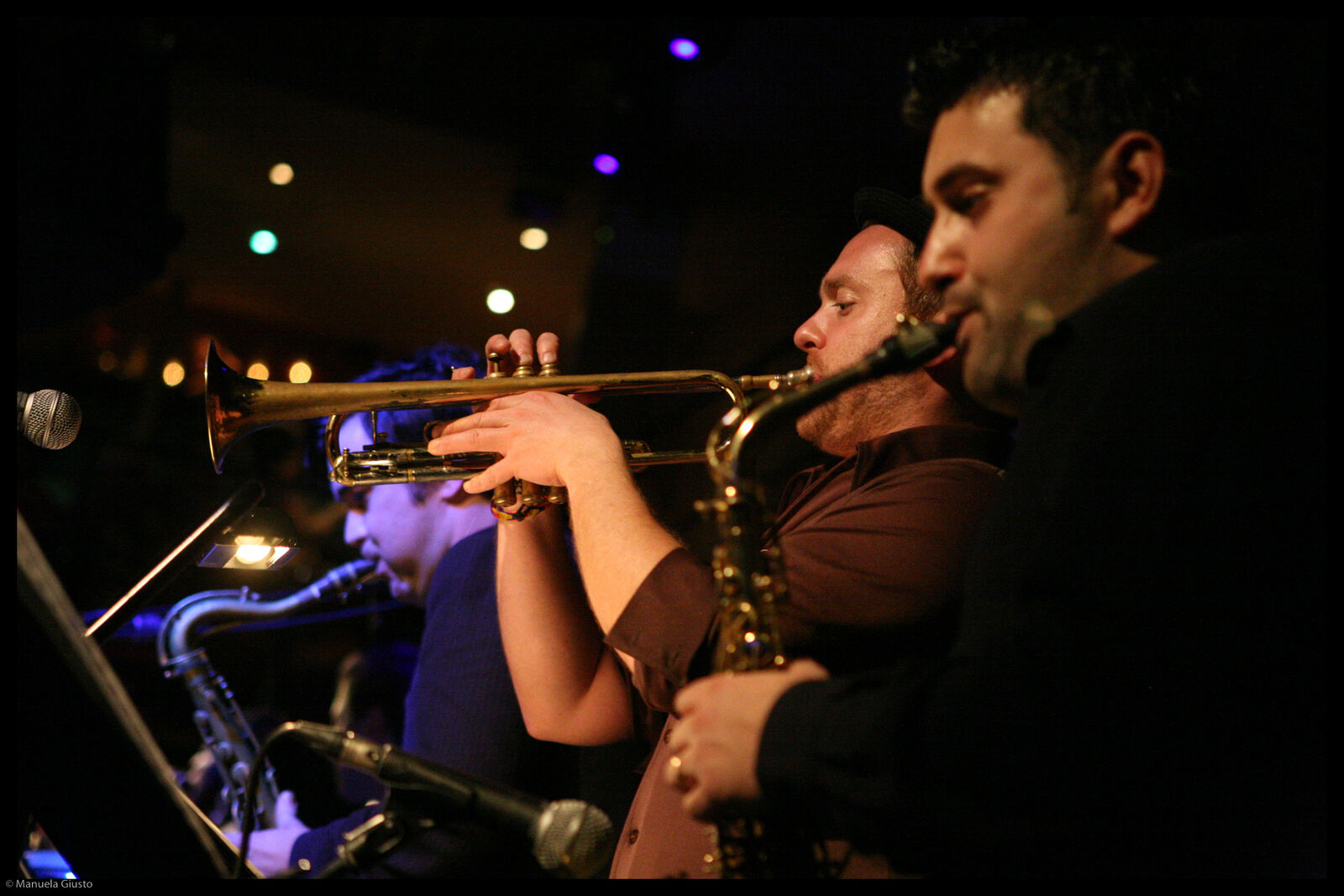 Sax, trumpet and trombone: the Sunlightsquare horns