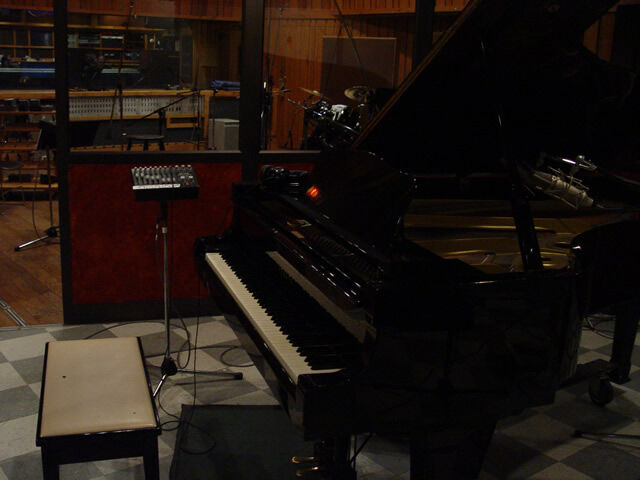 The grand piano at the Urban Sessions recordings, New York