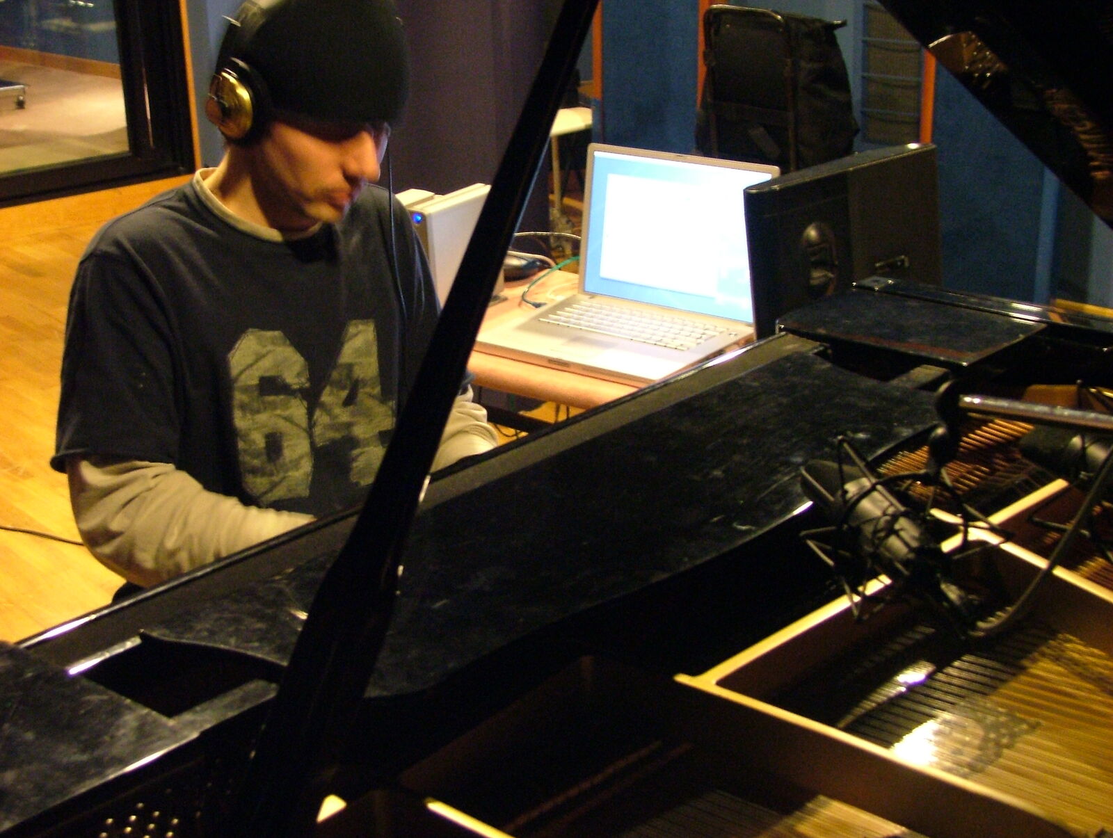 At the grand piano, 2006